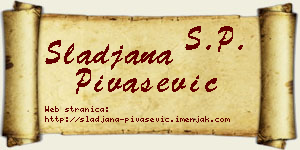 Slađana Pivašević vizit kartica